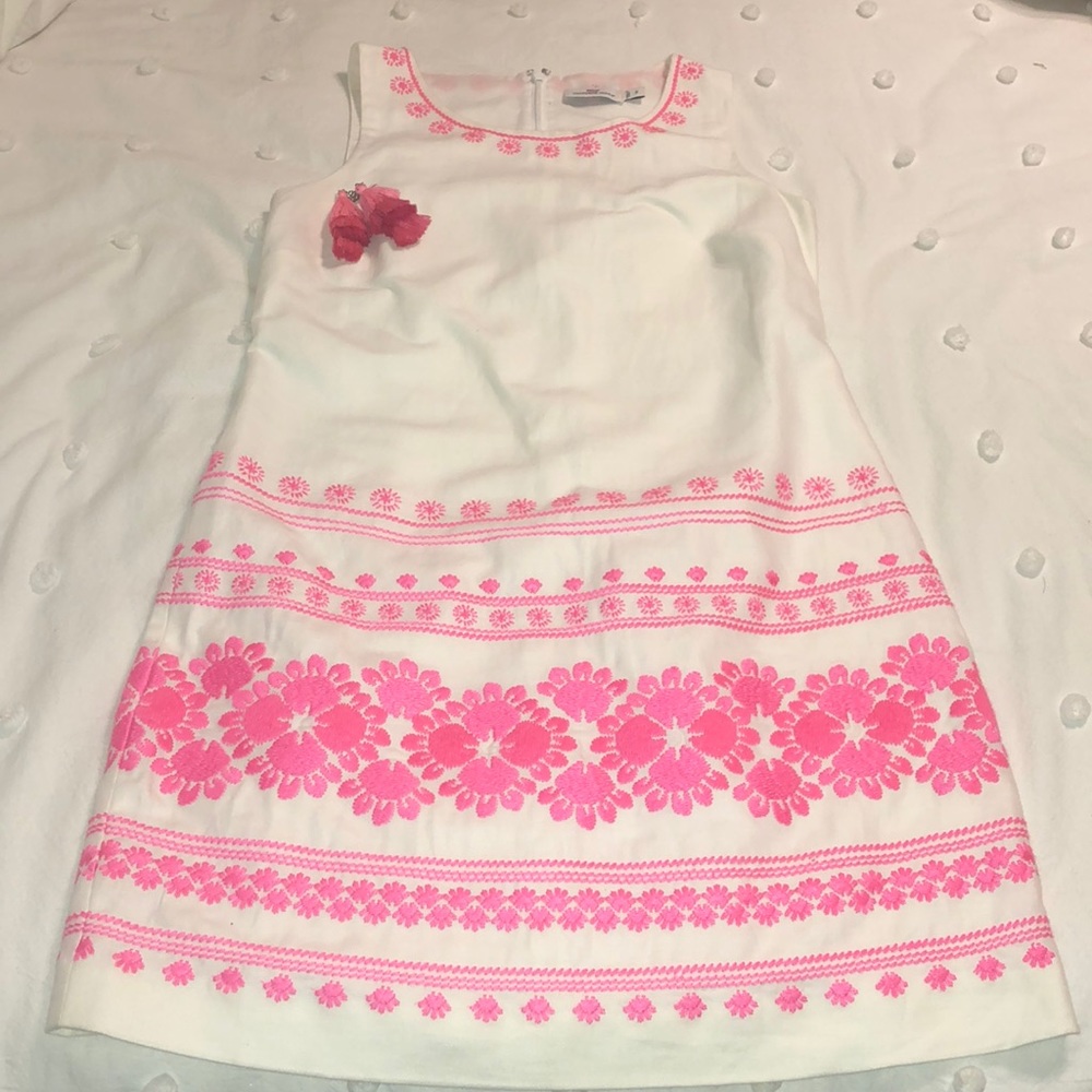 Vineyard Vines Carribean floral linen dress